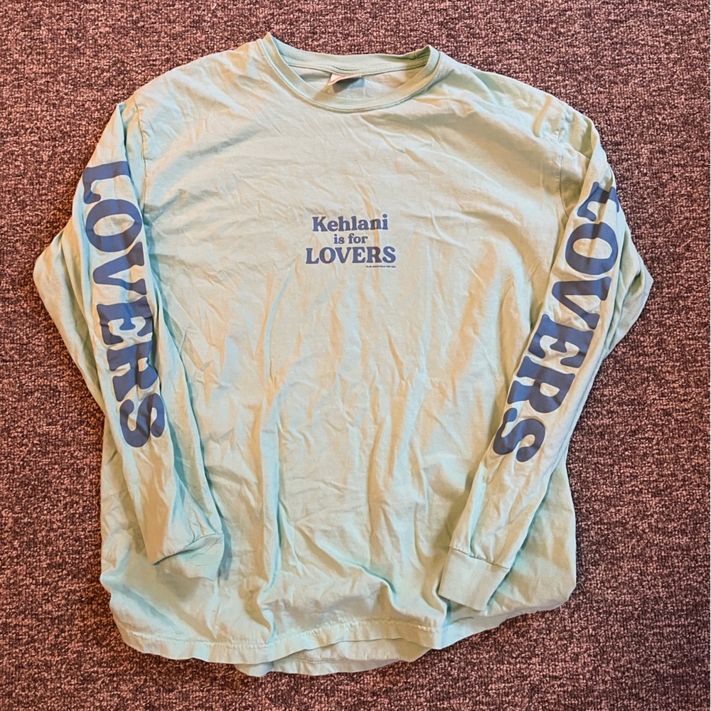 Kehlani is for lovers turquoise shirt